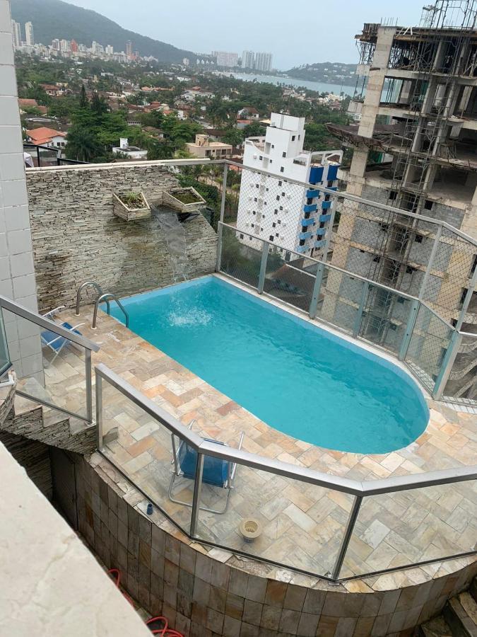 Cobertura Com Piscina E Churrasqueira - Guarujá Kültér fotó